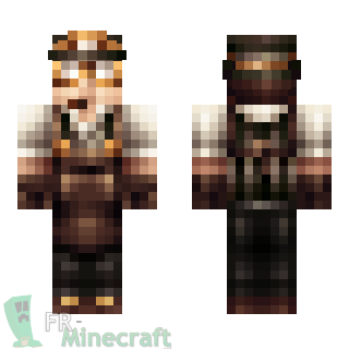 Aperçu de la skin Minecraft Mineur Steampunk