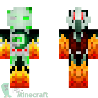 Aperçu de la skin Minecraft Diable masqué