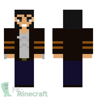 Aperçu de la skin Minecraft Wolverine - X-men