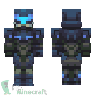 Aperçu de la skin Minecraft Samus Sombre - Métroid