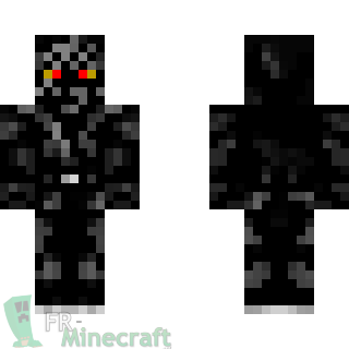 Aperçu de la skin Minecraft Assassin sombre