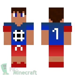 Aperçu de la skin Minecraft Footballeur