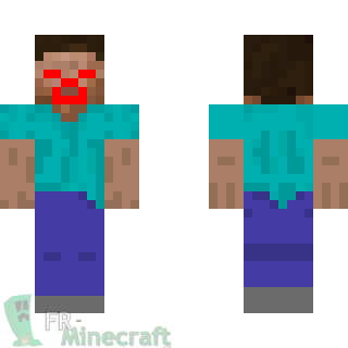 Aperçu de la skin Minecraft Evil Steve