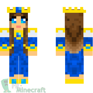 Aperçu de la skin Minecraft Reine de l'océan