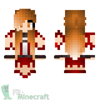 Aperçu de la skin Minecraft Fille brune