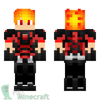 Aperçu de la skin Minecraft Garçon en armure