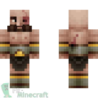 Aperçu de la skin Minecraft Barbare