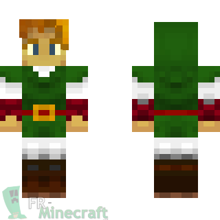 Aperçu de la skin Minecraft Link - Zelda