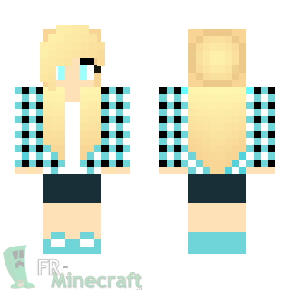 Aperçu de la skin Minecraft Fille