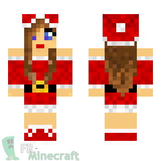 Aperçu de la skin Minecraft Mère noël