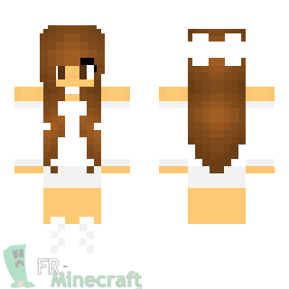 Aperçu de la skin Minecraft Fille brune