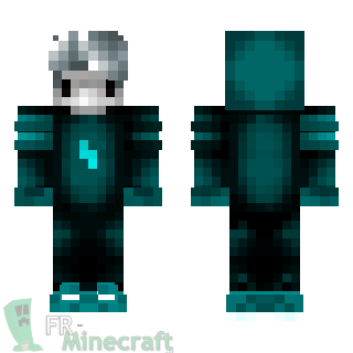 Aperçu de la skin Minecraft Mec bleu