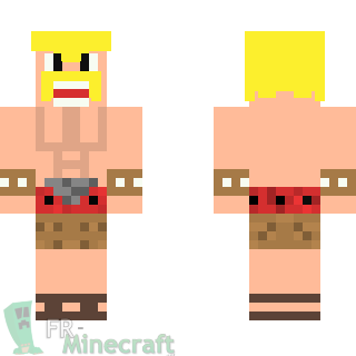 Aperçu de la skin Minecraft Barbare - Clash Of Clans