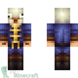 Aperçu de la skin Minecraft Capitaine Pigeon