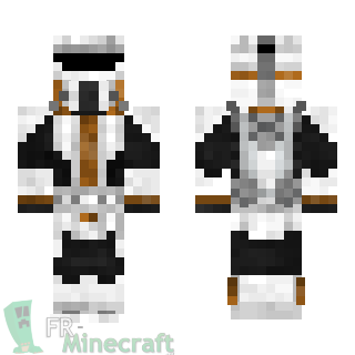 Aperçu de la skin Minecraft Clone Trooper SCUBA de Monnk - Star Wars The Clone Wars