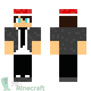 Aperçu de la skin Minecraft Garçon bonnet de noël