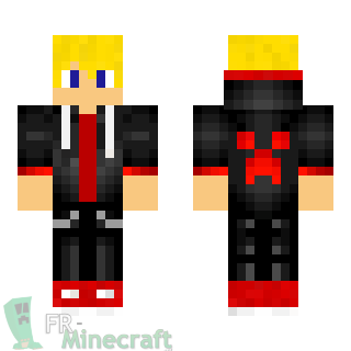 Aperçu de la skin Minecraft Garçon blond