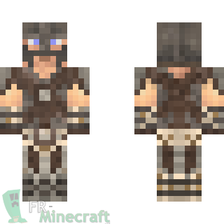 Aperçu de la skin Minecraft Dovahkiin - Skyrim