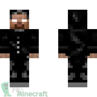 Aperçu de la skin Minecraft Herobrine cambrioleur