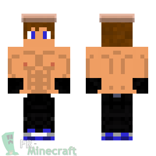 Aperçu de la skin Minecraft Homme torse nu