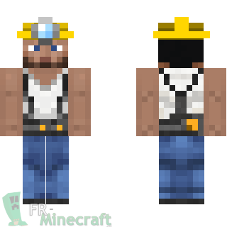 Aperçu de la skin Minecraft Mineur