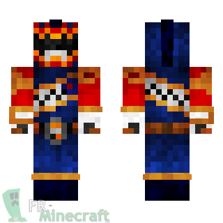 Aperçu de la skin Minecraft deathryuger (Super sentai : Zyuden Sentai Kyoryuger )