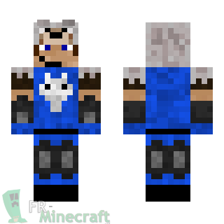 Aperçu de la skin Minecraft Homme-Loup