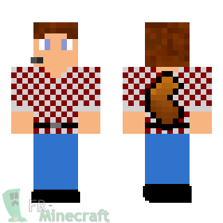 Aperçu de la skin Minecraft Homme loup