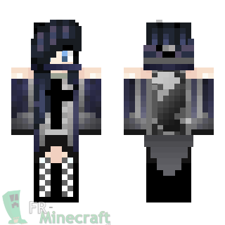 Aperçu de la skin Minecraft Fille loup-garou