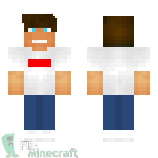 Aperçu de la skin Minecraft Garçon cool