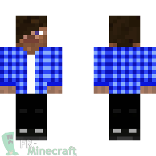 Aperçu de la skin Minecraft Steve Beau garçon