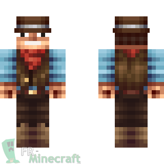 Aperçu de la skin Minecraft Cowboy