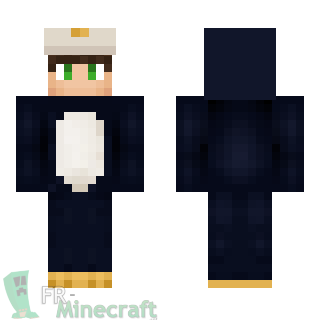 Aperçu de la skin Minecraft Garçon en pingouin