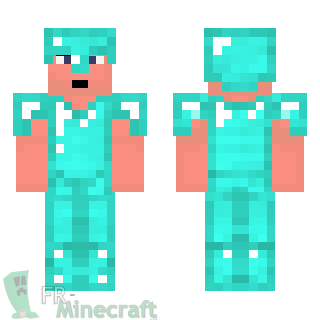 Aperçu de la skin Minecraft Garçon en armure