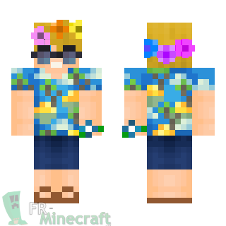 Aperçu de la skin Minecraft Vacancier