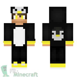 Aperçu de la skin Minecraft Garçon deguisé en pingouin