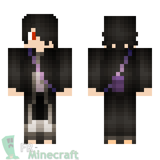 Aperçu de la skin Minecraft Sasuke - Naruto