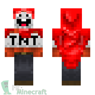 Aperçu de la skin Minecraft Homme TNT