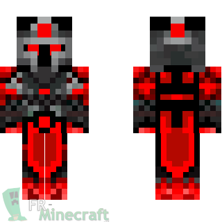 Aperçu de la skin Minecraft Chevalier rouge