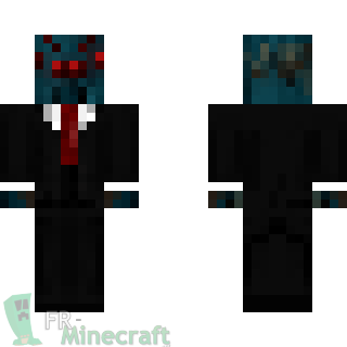 Aperçu de la skin Minecraft Araignée en costard