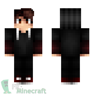 Aperçu de la skin Minecraft Garçon brun