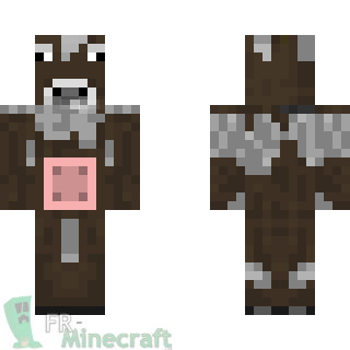 Aperçu de la skin Minecraft Vache