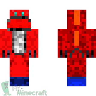 Aperçu de la skin Minecraft Yoshi Rouge - Mario