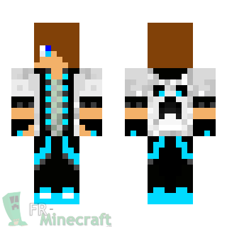 Aperçu de la skin Minecraft Garçon pull creeper