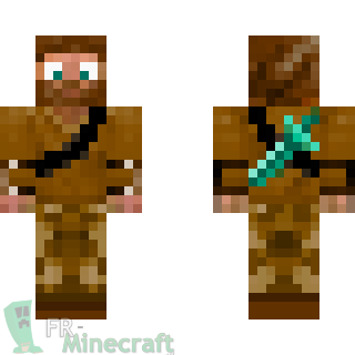 Aperçu de la skin Minecraft Aventurier Barbu