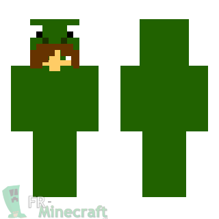 Aperçu de la skin Minecraft Garçon en lézard