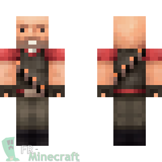 Aperçu de la skin Minecraft Heavy - Team Fortress 2