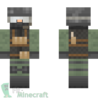 Aperçu de la skin Minecraft Soldat