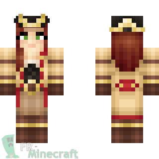 Aperçu de la skin Minecraft Femme pirate