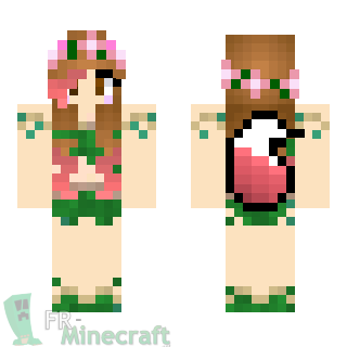 Aperçu de la skin Minecraft Fille de la nature